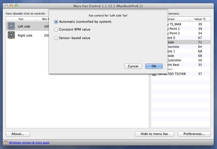 Smc fan control settings for mac pro 2